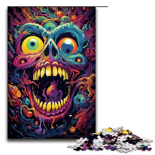 Puzzle für Erwachsene 1000 Teile Farbmonster lustiges Familienpuzzle tolles Geschenk für Teenager ab 14 Jahren 75 x 50 cm Puzzle für Erwachsene 1000 Teile Farbmonster lustiges Familienpuzzle tolles Geschenk für Teenager ab 14 Jahren 75 x 50 cm von QSYFNBZL