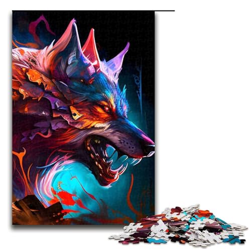 Puzzle für Erwachsene 1000 Teile Fenrir Unleashed Toy intellektuelles Spiel ganze Familie 75 x 50 cm Puzzle für Erwachsene 1000 Teile Fenrir Unleashed Toy intellektuelles Spiel ganze Familie 75 x 50 cm von QSYFNBZL