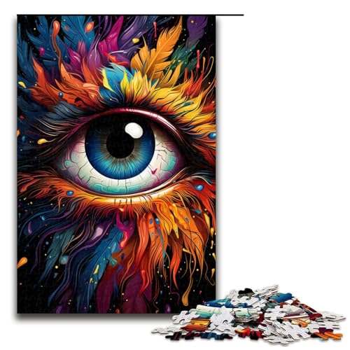 Puzzle für Erwachsene 1000 Teile Feuerfarbene Phönixaugen Holzpuzzle Lernspielzeug Familienspiele 75 x 50 cm Puzzle für Erwachsene 1000 Teile Feuerfarbene Phönixaugen Holzpuzzle Lernspielzeug Familienspiele 75 x 50 cm von QSYFNBZL