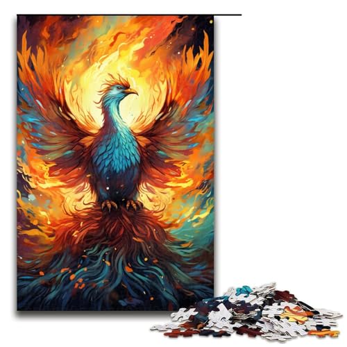 Puzzle für Erwachsene 1000 Teile Feuerfarbener Phönix Lernspiele für Zuhause DIY Spielzeug tolles Geschenk für Spiele 75 x 50 cm Puzzle für Erwachsene 1000 Teile Feuerfarbener Phönix Lernspiele für Zuhause DIY Spielzeug tolles Geschenk für Spiele 75 x 50 cm von QSYFNBZL