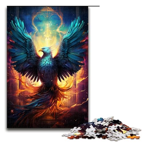Puzzle für Erwachsene 1000 Teile Feuerfarbener Phönix Puzzle für Lernspiele Herausforderungsspielzeug einzigartige Heimdekoration und Geschenke 75 x 50 cm Puzzle für Erwachsene 1000 Teile Feuerfarbener Phönix Puzzle für Lernspiele Herausforderungsspielzeug einzigartige Heimdekoration und Geschenke 75 x 50 cm von QSYFNBZL