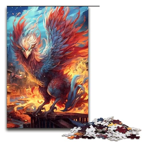 Puzzle für Erwachsene 1000 Teile Flammen Phönix Geburtstagsgeschenk für Teenager ab 14 Jahren 75 x 50 cm Puzzle für Erwachsene 1000 Teile Flammen Phönix Geburtstagsgeschenk für Teenager ab 14 Jahren 75 x 50 cm von QSYFNBZL