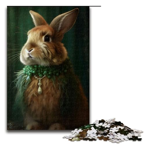 Puzzle für Erwachsene 1000 Teile Flauschiges Häschen Puzzle Geburtstagsgeschenk für Teenager ab 14 Jahren 75 x 50 cm Puzzle für Erwachsene 1000 Teile Flauschiges Häschen Puzzle Geburtstagsgeschenk für Teenager ab 14 Jahren 75 x 50 cm von QSYFNBZL