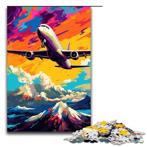 Puzzle für Erwachsene 1000 Teile Flugzeuge sind von Spritzern umgeben viele Bunte Puzzles für Kinder Holzpuzzle dekomprimierendes intellektuelles Lernspielzeug 75 x 50 cm Puzzle für Erwachsene 1000 Teile Flugzeuge sind von Spritzern umgeben viele Bunte Puzzles für Kinder Holzpuzzle dekomprimierendes intellektuelles Lernspielzeug 75 x 50 cm von QSYFNBZL