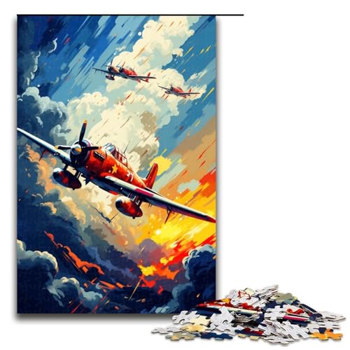 Puzzle für Erwachsene 1000 Teile Flugzeuge sind von vielen Spritzern umgeben buntes Spielzeug intellektuelles Spiel ganze Familie 75 x 50 cm Puzzle für Erwachsene 1000 Teile Flugzeuge sind von vielen Spritzern umgeben buntes Spielzeug intellektuelles Spiel ganze Familie 75 x 50 cm von QSYFNBZL