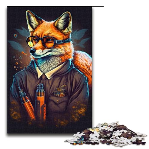 Puzzle für Erwachsene 1000 Teile Fuchs Tierspielzeug intellektuelles Spiel ganze Familie 75 x 50 cm Puzzle für Erwachsene 1000 Teile Fuchs Tierspielzeug intellektuelles Spiel ganze Familie 75 x 50 cm von QSYFNBZL