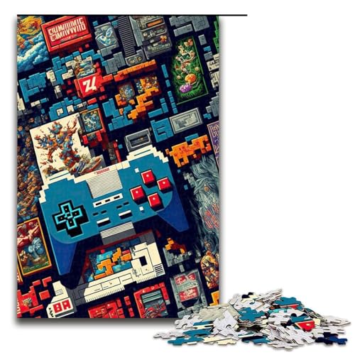 Puzzle für Erwachsene 1000 Teile Gamer Lebenspuzzle Spielspielzeug lustig 75 x 50 cm Puzzle für Erwachsene 1000 Teile Gamer Lebenspuzzle Spielspielzeug lustig 75 x 50 cm von QSYFNBZL