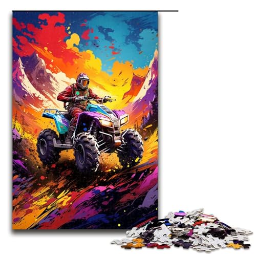 Puzzle für Erwachsene 1000 Teile Go Kart umgebenes Holzpuzzle Lernspielzeug Familienspiele 75 x 50 cm Puzzle für Erwachsene 1000 Teile Go Kart umgebenes Holzpuzzle Lernspielzeug Familienspiele 75 x 50 cm von QSYFNBZL