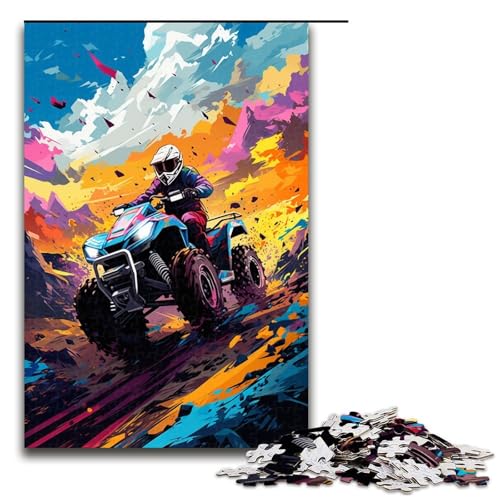 Puzzle für Erwachsene 1000 Teile Go Kart umgebenes Puzzle für Lernspiele Herausforderungsspielzeug einzigartige Heimdekoration und Geschenke 75 x 50 cm Puzzle für Erwachsene 1000 Teile Go Kart umgebenes Puzzle für Lernspiele Herausforderungsspielzeug einzigartige Heimdekoration und Geschenke 75 x 50 cm von QSYFNBZL