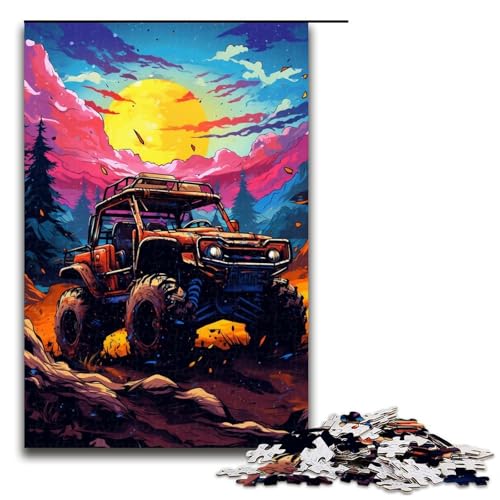 Puzzle für Erwachsene 1000 Teile Go Kart umgebenes Spielzeug intellektuelles Spiel ganze Familie 75 x 50 cm Puzzle für Erwachsene 1000 Teile Go Kart umgebenes Spielzeug intellektuelles Spiel ganze Familie 75 x 50 cm von QSYFNBZL