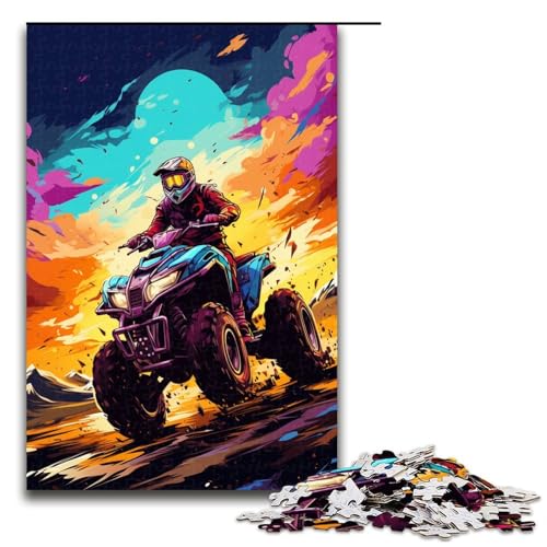 Puzzle für Erwachsene 1000 Teile Go Kart umgebenes Spielzeug intellektuelles Spiel ganze Familie 75 x 50 cm Puzzle für Erwachsene 1000 Teile Go Kart umgebenes Spielzeug intellektuelles Spiel ganze Familie 75 x 50 cm von QSYFNBZL