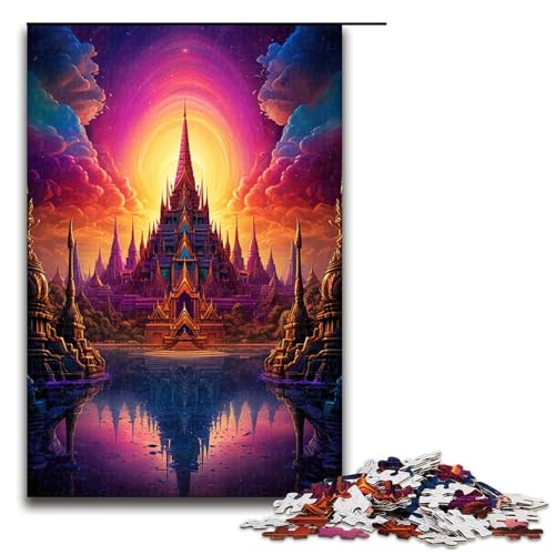 Puzzle für Erwachsene 1000 Teile Großer Palast von Thailand Holzpuzzle Lernspielzeug Familienspiele 75 x 50 cm Puzzle für Erwachsene 1000 Teile Großer Palast von Thailand Holzpuzzle Lernspielzeug Familienspiele 75 x 50 cm von QSYFNBZL