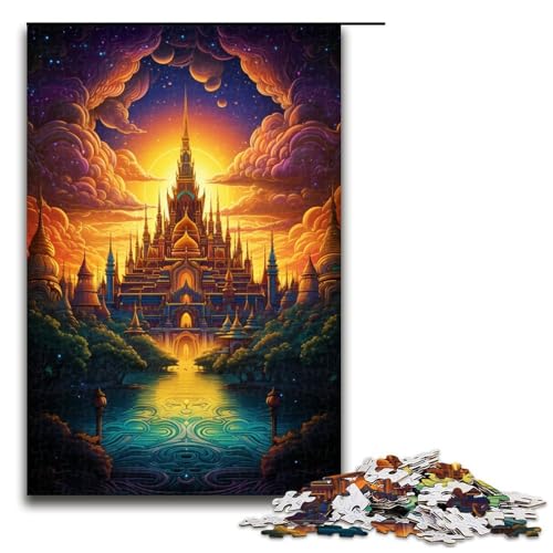 Puzzle für Erwachsene 1000 Teile Großer Palast von Thailand Spielzeug intellektuelles Spiel ganze Familie 75 x 50 cm Puzzle für Erwachsene 1000 Teile Großer Palast von Thailand Spielzeug intellektuelles Spiel ganze Familie 75 x 50 cm von QSYFNBZL