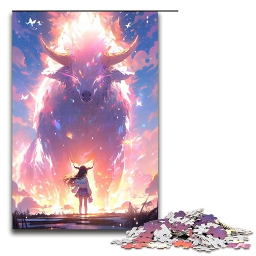 Puzzle für Erwachsene 1000 Teile Heimdekoration Puzzle Spielzeug Geschenk für die ganze Familie 75 x 50 cm von QSYFNBZL