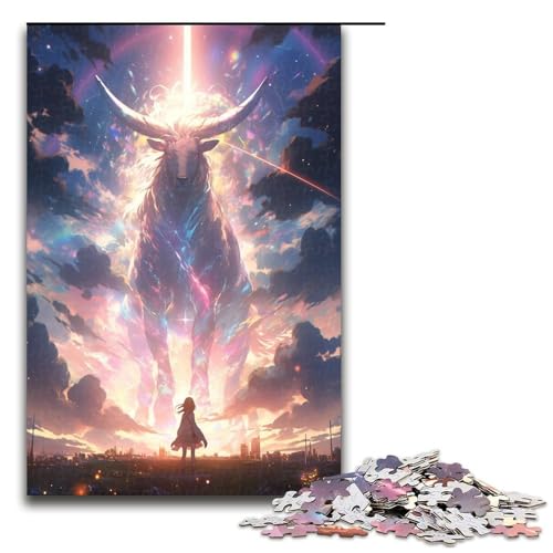 Puzzle für Erwachsene 1000 Teile Heimdekoration Puzzle Spielzeug Geschenk für die ganze Familie 75 x 50 cm von QSYFNBZL