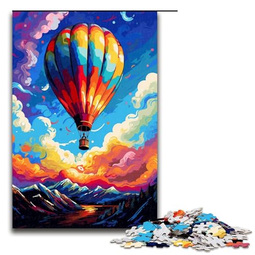 Puzzle für Erwachsene 1000 Teile Heißluftballon ist von Spritzern umgeben viele Farben Puzzle für Erwachsene Holzspiele für die ganze Familie Weihnachts und Geburtstagsgeschenke 75 x 50 cm Puzzle für Erwachsene 1000 Teile Heißluftballon ist von Spritzern umgeben viele Farben Puzzle für Erwachsene Holzspiele für die ganze Familie Weihnachts und Geburtstagsgeschenke 75 x 50 cm von QSYFNBZL