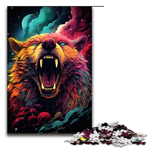 Puzzle für Erwachsene 1000 Teile Heulender Wolf Spielzeug Denkspiel ganze Familie 75 x 50 cm Puzzle für Erwachsene 1000 Teile Heulender Wolf Spielzeug Denkspiel ganze Familie 75 x 50 cm von QSYFNBZL