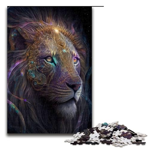 Puzzle für Erwachsene 1000 Teile Himmelsvision Holzpuzzle Lernspielzeug Familienspiele 75 x 50 cm von QSYFNBZL