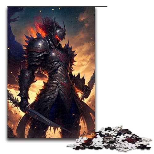 Puzzle für Erwachsene 1000 Teile Himmlischer Krieger Puzzle Lernspiele für Zuhause DIY Spielzeug tolles Geschenk für Spiele 75 x 50 cm von QSYFNBZL