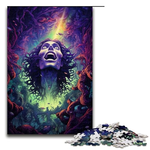 Puzzle für Erwachsene 1000 Teile Höllendämonen Puzzle für Lernspiele Herausforderungsspielzeug einzigartige Heimdekoration und Geschenke 75 x 50 cm Puzzle für Erwachsene 1000 Teile Höllendämonen Puzzle für Lernspiele Herausforderungsspielzeug einzigartige Heimdekoration und Geschenke 75 x 50 cm von QSYFNBZL