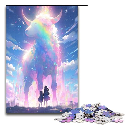 Puzzle für Erwachsene 1000 Teile Holzpuzzle Dekomprimieren intellektuelles Lernspielzeug 75 x 50 cm Puzzle für Erwachsene 1000 Teile Holzpuzzle Dekomprimieren intellektuelles Lernspielzeug 75 x 50 cm von QSYFNBZL