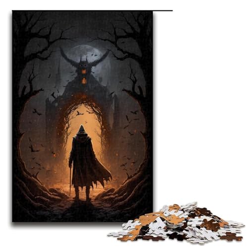 Puzzle für Erwachsene 1000 Teile Horror Kunst Puzzle für Erwachsene Holz Familienspiele Weihnachts und Geburtstagsgeschenke 75 x 50 cm Puzzle für Erwachsene 1000 Teile Horror Kunst Puzzle für Erwachsene Holz Familienspiele Weihnachts und Geburtstagsgeschenke 75 x 50 cm von QSYFNBZL