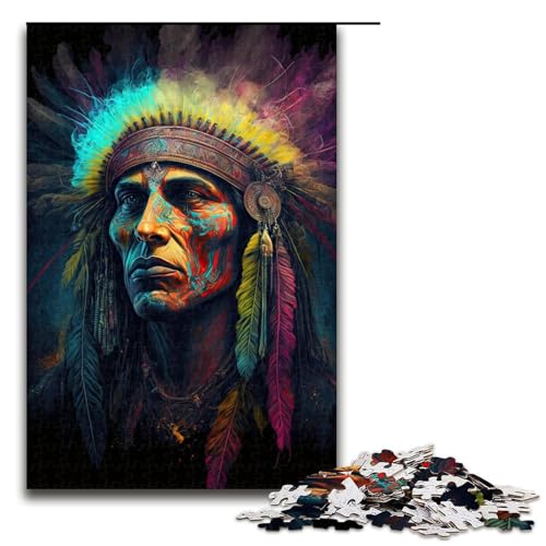 Puzzle für Erwachsene 1000 Teile Indianer Spielzeug intellektuelles Spiel ganze Familie 75 x 50 cm Puzzle für Erwachsene 1000 Teile Indianer Spielzeug intellektuelles Spiel ganze Familie 75 x 50 cm von QSYFNBZL