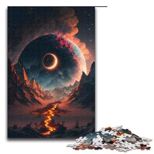Puzzle für Erwachsene 1000 Teile Jenseits des Horizonts Geburtstagsgeschenk für Teenager ab 14 Jahren 75 x 50 cm Puzzle für Erwachsene 1000 Teile Jenseits des Horizonts Geburtstagsgeschenk für Teenager ab 14 Jahren 75 x 50 cm von QSYFNBZL