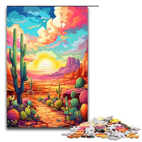 Puzzle für Erwachsene 1000 Teile Kaktus in der Wüste ist umgeben von Spritzern Puzzle für Erwachsene Holzspiele für die ganze Familie Weihnachts und Geburtstagsgeschenke 75 x 50 cm Puzzle für Erwachsene 1000 Teile Kaktus in der Wüste ist umgeben von Spritzern Puzzle für Erwachsene Holzspiele für die ganze Familie Weihnachts und Geburtstagsgeschenke 75 x 50 cm von QSYFNBZL