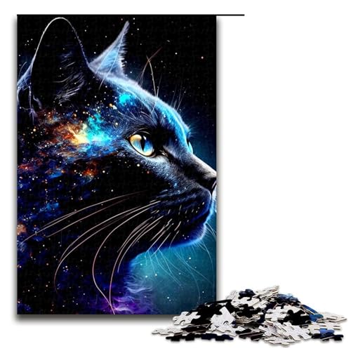 Puzzle für Erwachsene 1000 Teile Katzen Puzzle Kunstwerk Geburtstagsgeschenk Wandkunst 75 x 50 cm Puzzle für Erwachsene 1000 Teile Katzen Puzzle Kunstwerk Geburtstagsgeschenk Wandkunst 75 x 50 cm von QSYFNBZL