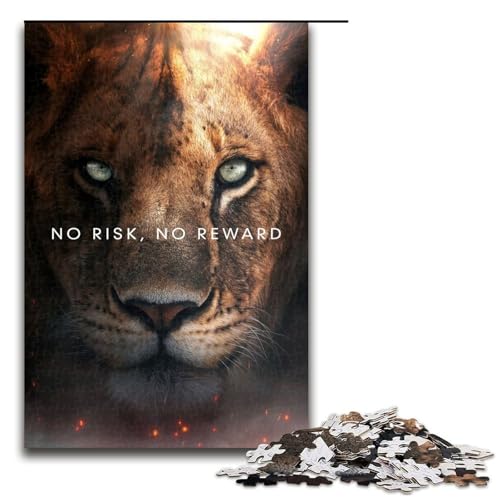 Puzzle für Erwachsene 1000 Teile Kein Risiko Keine Belohnung Geburtstagsgeschenk für Teenager ab 14 Jahren 75 x 50 cm Puzzle für Erwachsene 1000 Teile Kein Risiko Keine Belohnung Geburtstagsgeschenk für Teenager ab 14 Jahren 75 x 50 cm von QSYFNBZL