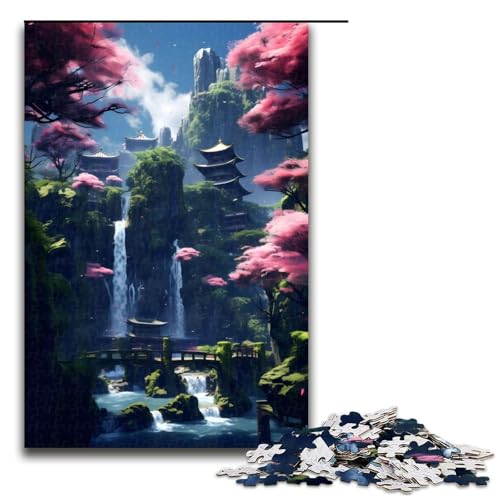 Puzzle für Erwachsene 1000 Teile Kirschblüten Puzzle Lernspiele für Zuhause DIY Spielzeug tolles Geschenk für Spiele 75 x 50 cm Puzzle für Erwachsene 1000 Teile Kirschblüten Puzzle Lernspiele für Zuhause DIY Spielzeug tolles Geschenk für Spiele 75 x 50 cm von QSYFNBZL