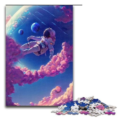 Puzzle für Erwachsene 1000 Teile Kriegerin Holzpuzzle Lernspielzeug Familienspiele 75 x 50 cm von QSYFNBZL
