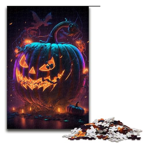 Puzzle für Erwachsene 1000 Teile Kürbiskerzen Puzzle Lernspiele für Zuhause DIY Spielzeug tolles Geschenk für Spiele 75 x 50 cm Puzzle für Erwachsene 1000 Teile Kürbiskerzen Puzzle Lernspiele für Zuhause DIY Spielzeug tolles Geschenk für Spiele 75 x 50 cm von QSYFNBZL