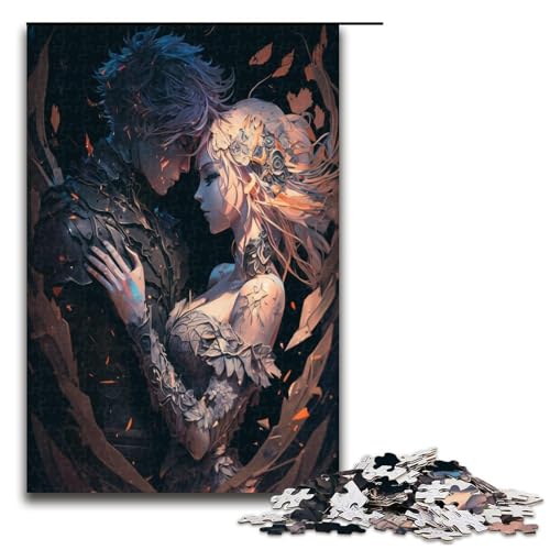 Puzzle für Erwachsene 1000 Teile Liebespuzzle für Lernspiele Herausforderungsspielzeug einzigartige Heimdekoration und Geschenke 75 x 50 cm von QSYFNBZL