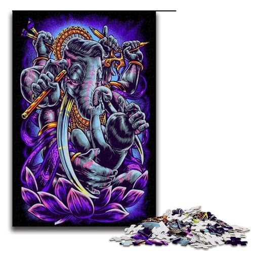 Puzzle für Erwachsene 1000 Teile Like God Geburtstagsgeschenk für Teenager ab 14 Jahren 75 x 50 cm von QSYFNBZL