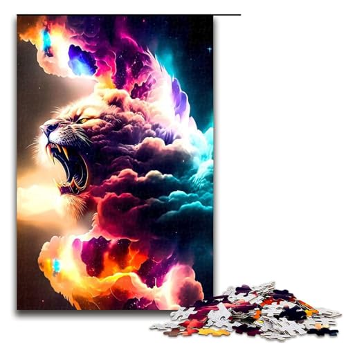Puzzle für Erwachsene 1000 Teile Löwen Puzzle Geburtstagsgeschenk für Teenager ab 14 Jahren 75 x 50 cm Puzzle für Erwachsene 1000 Teile Löwen Puzzle Geburtstagsgeschenk für Teenager ab 14 Jahren 75 x 50 cm von QSYFNBZL