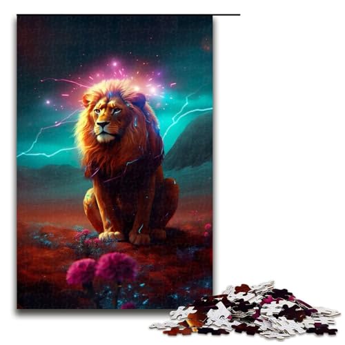 Puzzle für Erwachsene 1000 Teile Majestätischer Löwe auf dem Mars jedes Teil ist einzigartig anspruchsvolles Familienspiel 75 x 50 cm Puzzle für Erwachsene 1000 Teile Majestätischer Löwe auf dem Mars jedes Teil ist einzigartig anspruchsvolles Familienspiel 75 x 50 cm von QSYFNBZL