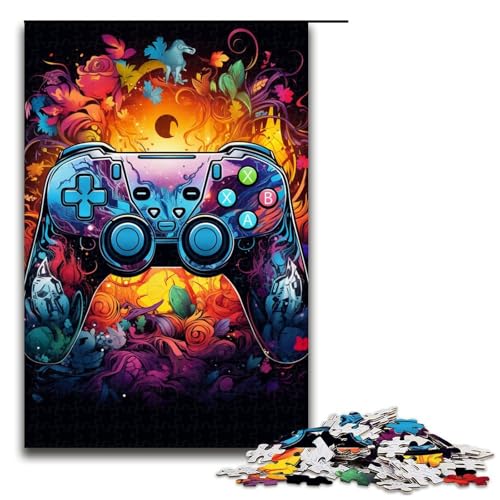 Puzzle für Erwachsene 1000 Teile Malen Farbe Gamepad Puzzle jedes Teil ist einzigartig anspruchsvolles Familienspaßspiel 75 x 50 cm Puzzle für Erwachsene 1000 Teile Malen Farbe Gamepad Puzzle jedes Teil ist einzigartig anspruchsvolles Familienspaßspiel 75 x 50 cm von QSYFNBZL