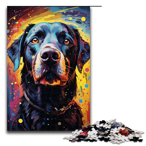 Puzzle für Erwachsene 1000 Teile Malen Farbe Sternenhimmel Hund Unmögliches Puzzle Familienspiel Stressabbau Schwierige Herausforderung 75 x 50 cm Puzzle für Erwachsene 1000 Teile Malen Farbe Sternenhimmel Hund Unmögliches Puzzle Familienspiel Stressabbau Schwierige Herausforderung 75 x 50 cm von QSYFNBZL
