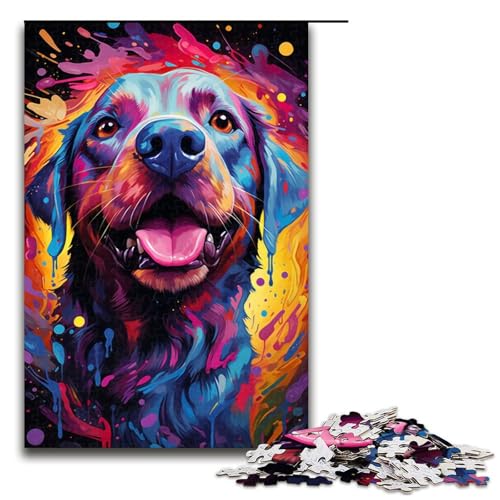 Puzzle für Erwachsene 1000 Teile Malen Hund DIY Puzzle Spielzeug tolle Geschenke zu Weihnachten für Teenager ab 14 Jahren 75 x 50 cm Puzzle für Erwachsene 1000 Teile Malen Hund DIY Puzzle Spielzeug tolle Geschenke zu Weihnachten für Teenager ab 14 Jahren 75 x 50 cm von QSYFNBZL