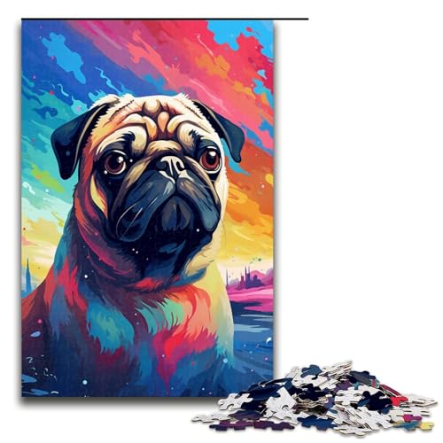 Puzzle für Erwachsene 1000 Teile Mops im Krater ist von Spritzern umgeben viele Farben Holzpuzzle Lernspielzeug Familienspiele 75 x 50 cm Puzzle für Erwachsene 1000 Teile Mops im Krater ist von Spritzern umgeben viele Farben Holzpuzzle Lernspielzeug Familienspiele 75 x 50 cm von QSYFNBZL
