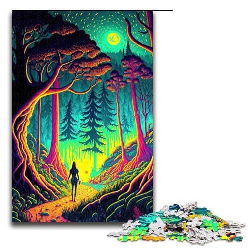 Puzzle für Erwachsene 1000 Teile Neonlandschaft Puzzle Lernspiele für Zuhause DIY Spielzeug tolles Geschenk für Spiele 75 x 50 cm Puzzle für Erwachsene 1000 Teile Neonlandschaft Puzzle Lernspiele für Zuhause DIY Spielzeug tolles Geschenk für Spiele 75 x 50 cm von QSYFNBZL