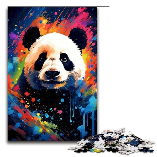 Puzzle für Erwachsene 1000 Teile Panda in der Caldera ist von Spritzern umgeben viele Holzpuzzles Lernspielzeug Familienspiele 75 x 50 cm Puzzle für Erwachsene 1000 Teile Panda in der Caldera ist von Spritzern umgeben viele Holzpuzzles Lernspielzeug Familienspiele 75 x 50 cm von QSYFNBZL