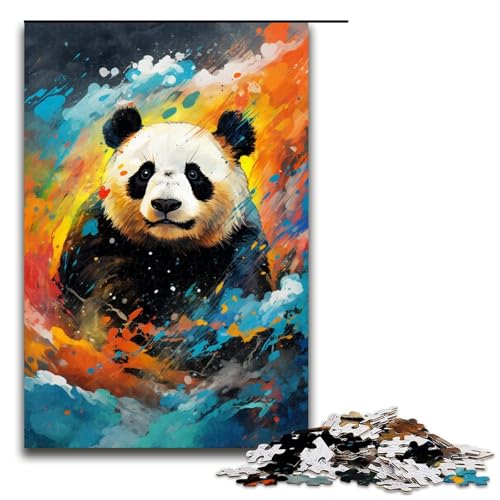 Puzzle für Erwachsene 1000 Teile Panda in der Caldera ist von Spritzern umgeben viele Puzzles Spiele Spielzeug Geschenk geeignet als Schreibtischdekoration 75 x 50 cm Puzzle für Erwachsene 1000 Teile Panda in der Caldera ist von Spritzern umgeben viele Puzzles Spiele Spielzeug Geschenk geeignet als Schreibtischdekoration 75 x 50 cm von QSYFNBZL