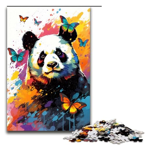 Puzzle für Erwachsene 1000 Teile Panda und Schmetterling von SplattersLots Bunte Puzzles Spielspielzeug lustig 75 x 50 cm Puzzle für Erwachsene 1000 Teile Panda und Schmetterling von SplattersLots Bunte Puzzles Spielspielzeug lustig 75 x 50 cm von QSYFNBZL