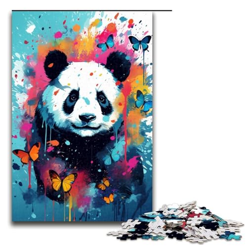 Puzzle für Erwachsene 1000 Teile Panda und Schmetterling von SplattersLots Bunte Puzzles Spielspielzeug lustig 75 x 50 cm Puzzle für Erwachsene 1000 Teile Panda und Schmetterling von SplattersLots Bunte Puzzles Spielspielzeug lustig 75 x 50 cm von QSYFNBZL