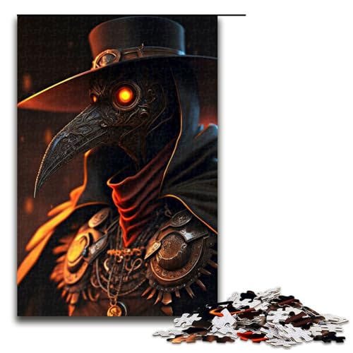 Puzzle für Erwachsene 1000 Teile Pestarzt Holzpuzzle Lernspielzeug Familienspiele 75 x 50 cm von QSYFNBZL