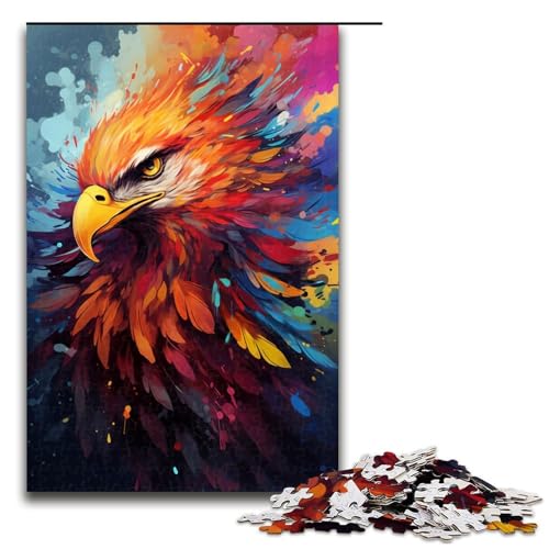 Puzzle für Erwachsene 1000 Teile Phoenix ist von Spritzern umgeben viele Bunte Puzzles Spielspielzeug lustig 75 x 50 cm Puzzle für Erwachsene 1000 Teile Phoenix ist von Spritzern umgeben viele Bunte Puzzles Spielspielzeug lustig 75 x 50 cm von QSYFNBZL