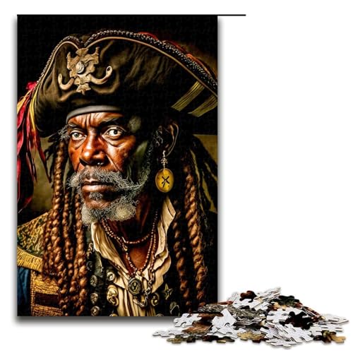Puzzle für Erwachsene 1000 Teile Piratenkapitän Spielzeug intellektuelles Spiel ganze Familie 75 x 50 cm Puzzle für Erwachsene 1000 Teile Piratenkapitän Spielzeug intellektuelles Spiel ganze Familie 75 x 50 cm von QSYFNBZL